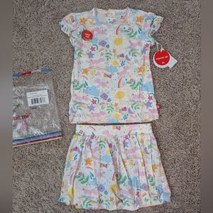 NWT Magnetic Me Sunny Day Vibes Top + Skort Set